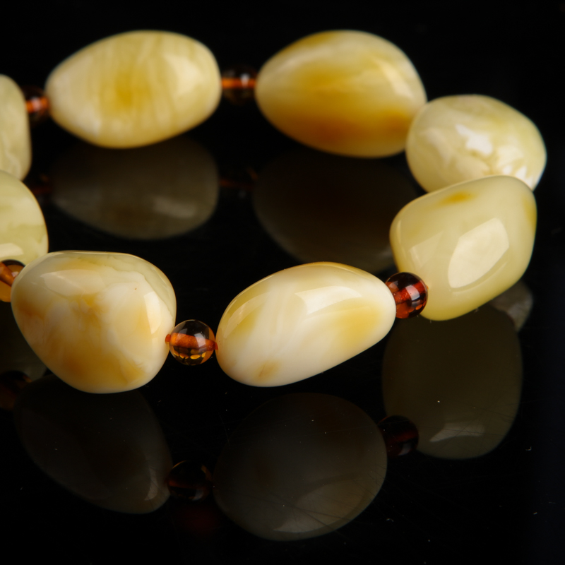 波罗的海白花蜜手串-红掌柜