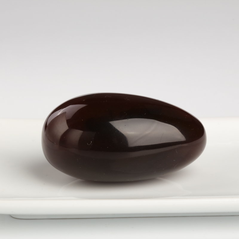 天然棕珀随形吊坠-红掌柜