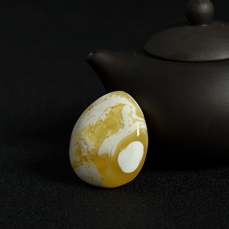 波罗的海白花蜜蜜蜡随形吊坠-红掌柜