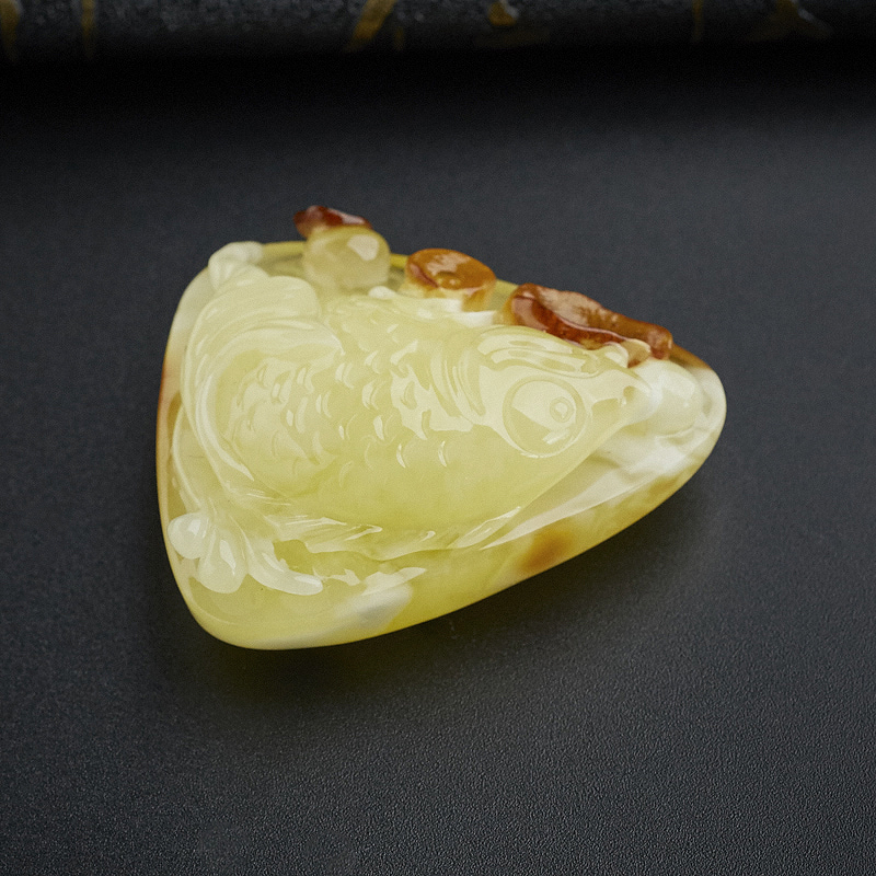 天然蜜蜡挂件-红掌柜珠宝