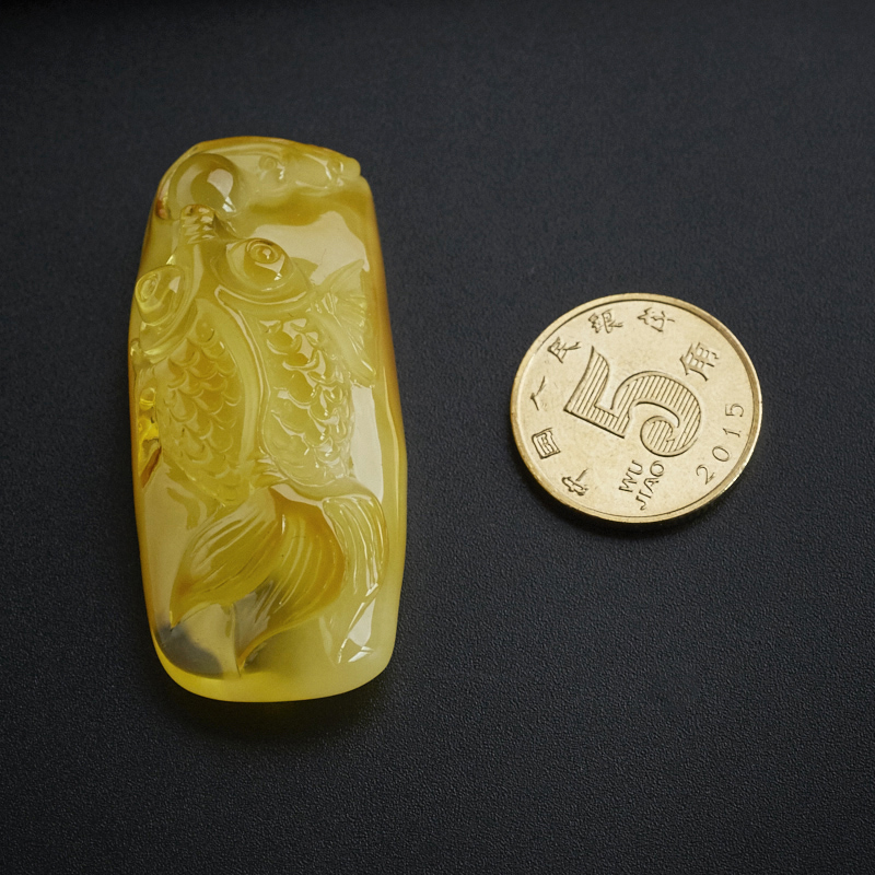 蜜蜡挂坠-红掌柜珠宝