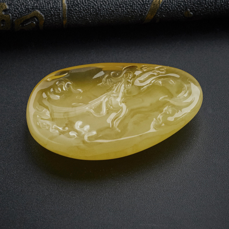 波罗的海蜜蜡挂坠-红掌柜珠宝