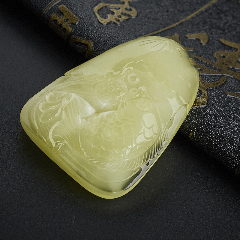 蜜蜡吊坠-红掌柜珠宝