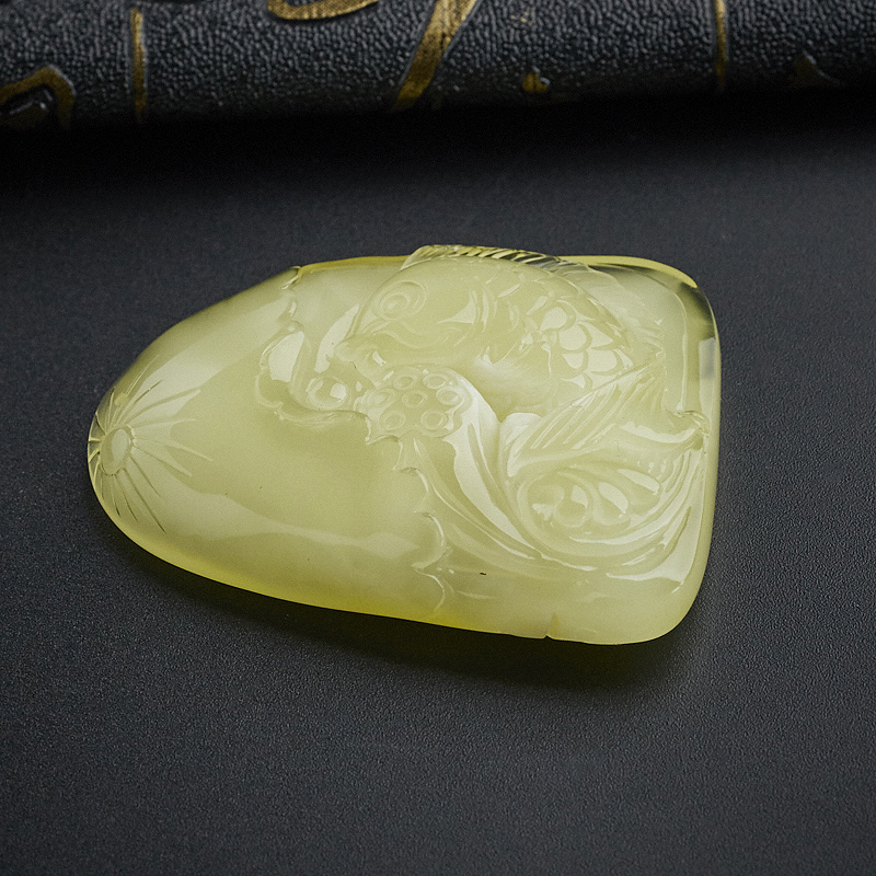 波罗的海蜜蜡挂坠-红掌柜珠宝