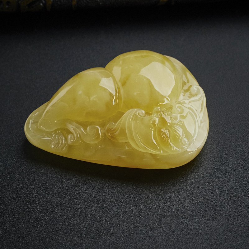 蜜蜡挂件-红掌柜珠宝