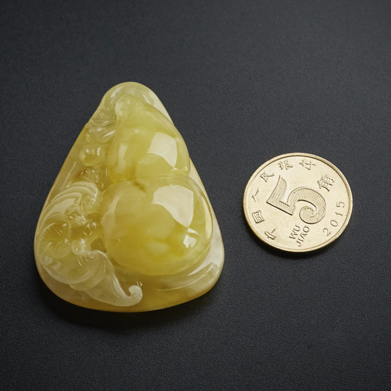 鸡油黄蜜蜡-红掌柜珠宝