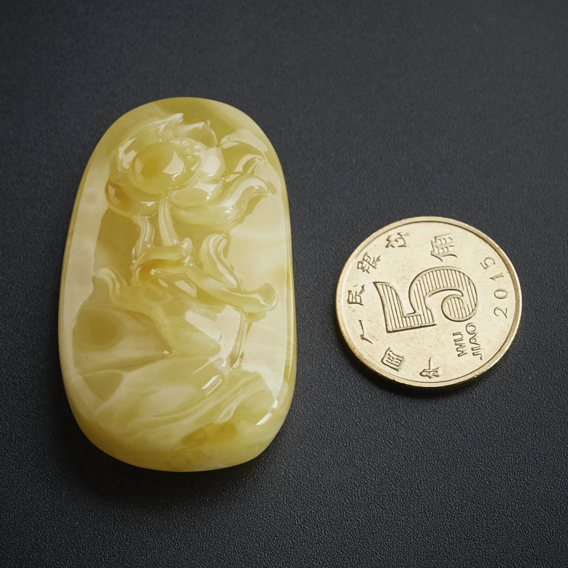 蜜蜡挂坠-红掌柜珠宝