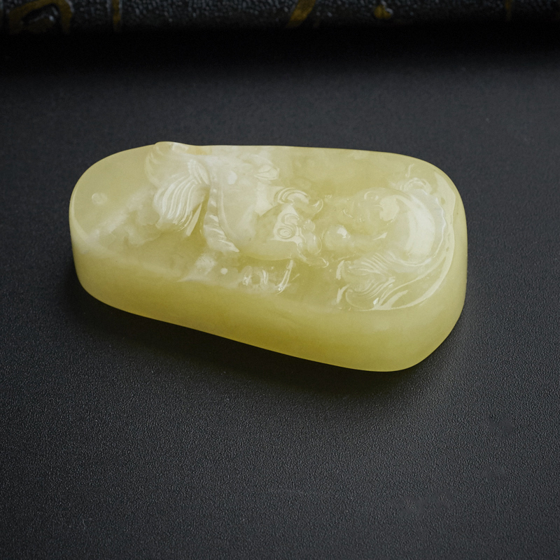 波罗的海蜜蜡挂坠-红掌柜珠宝