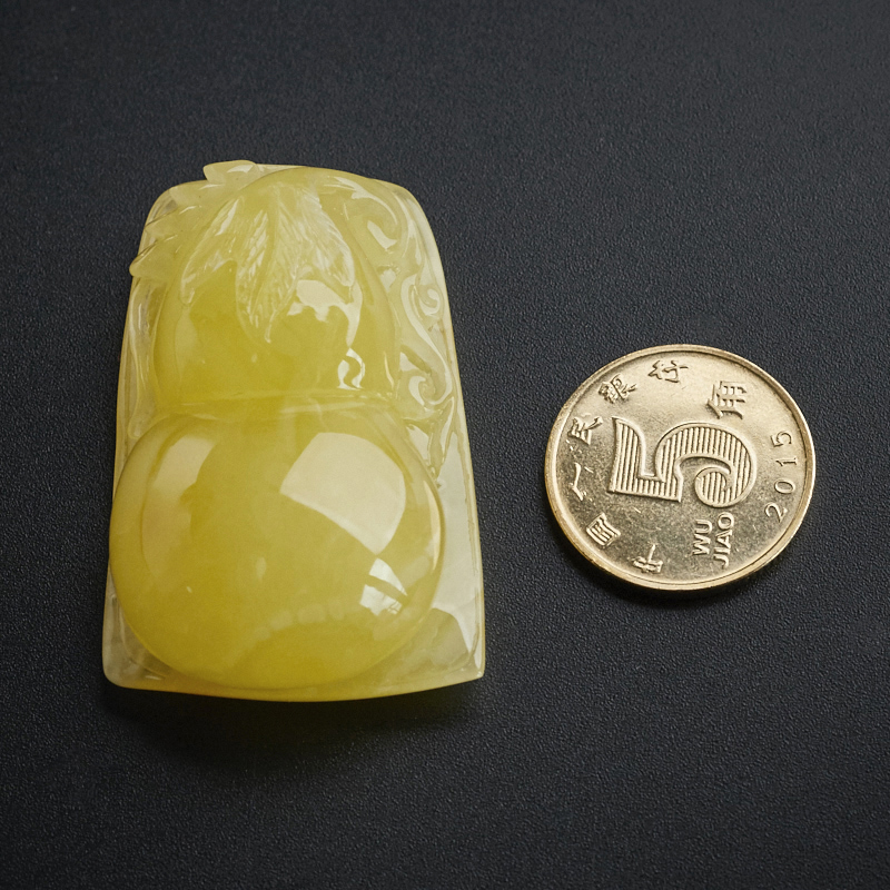 蜜蜡挂坠-红掌柜珠宝