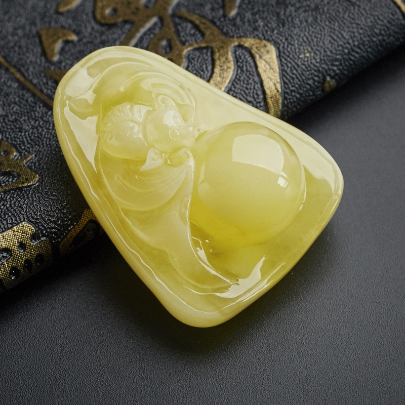 蜜蜡福在眼前-红掌柜珠宝