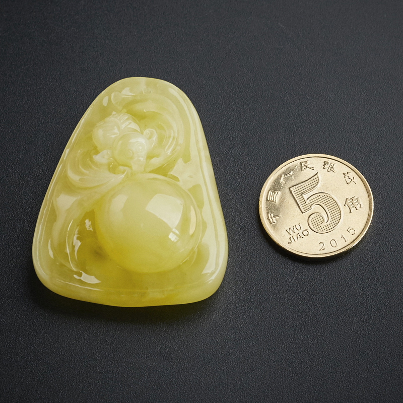 蜜蜡挂坠-红掌柜珠宝