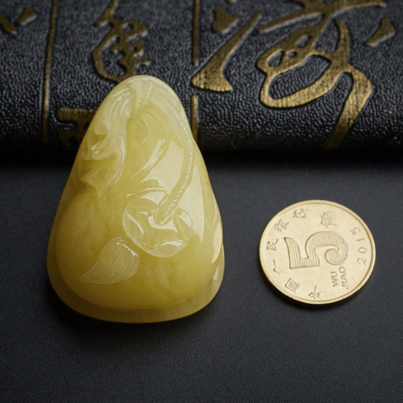 蜜蜡挂坠-红掌柜珠宝