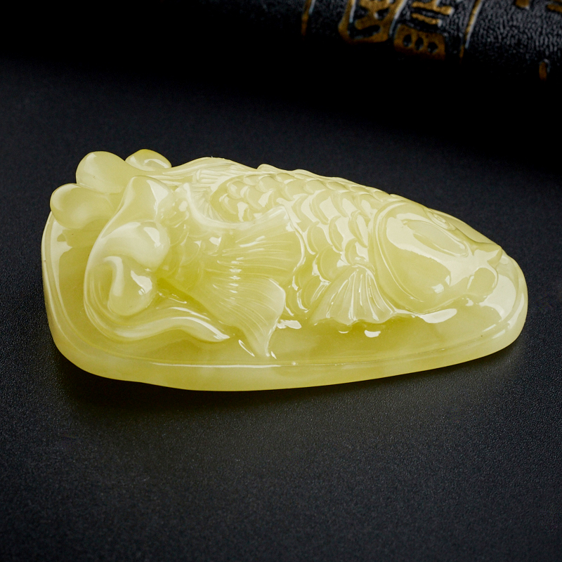 波罗的海蜜蜡挂坠-红掌柜珠宝