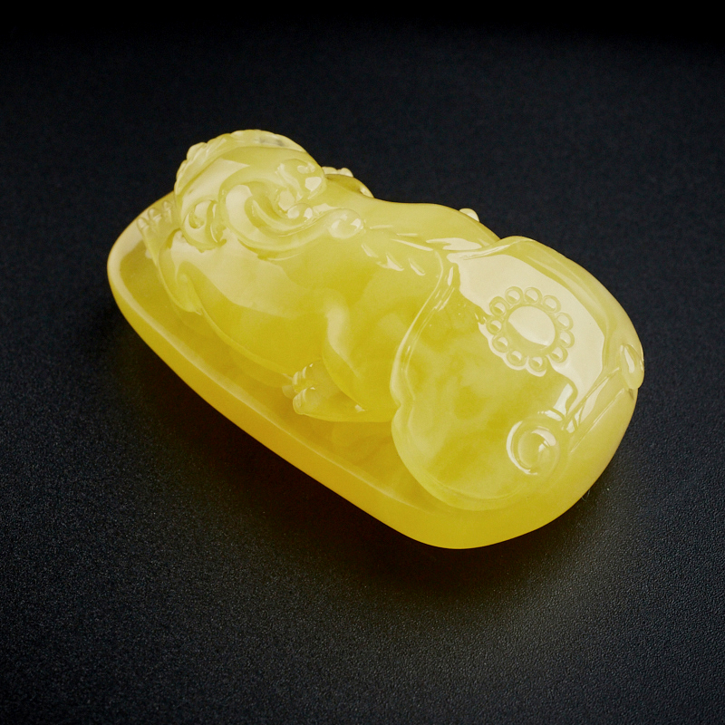 波罗的海蜜蜡挂坠-红掌柜珠宝