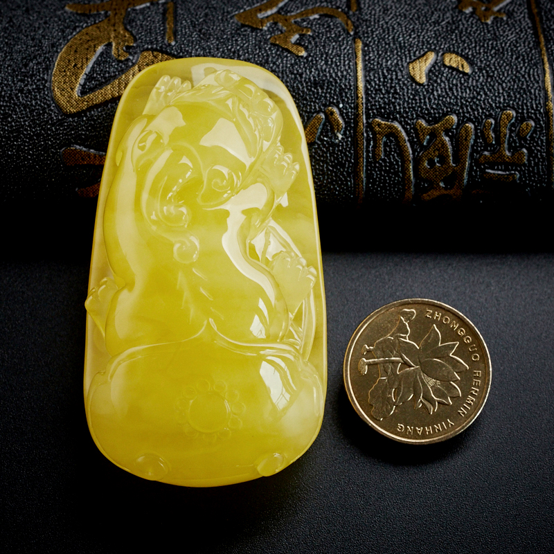 蜜蜡挂坠-红掌柜珠宝