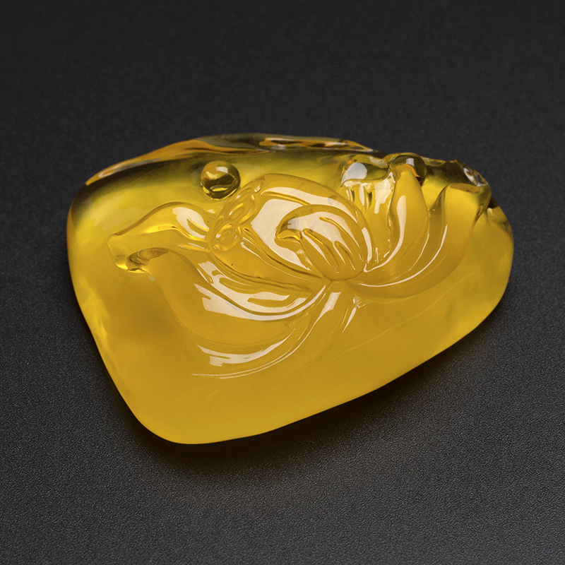 波罗的海蜜蜡挂坠-红掌柜珠宝