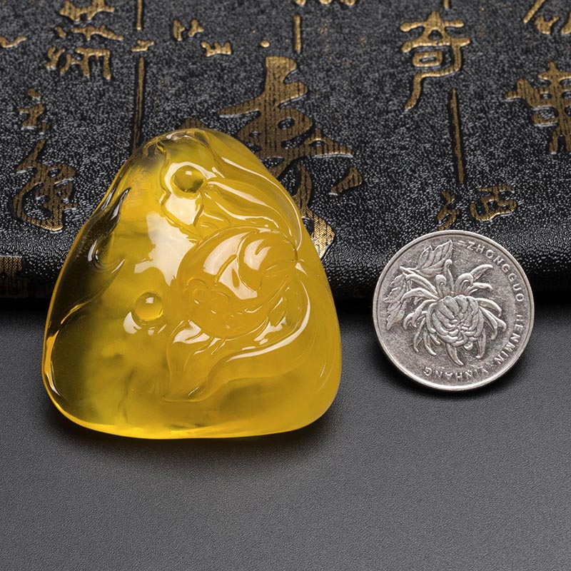 蜜蜡挂坠-红掌柜珠宝