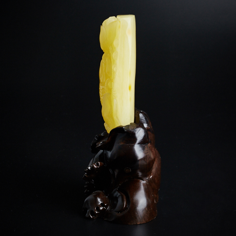 波罗的海天然蜜蜡摆件 - 红掌柜