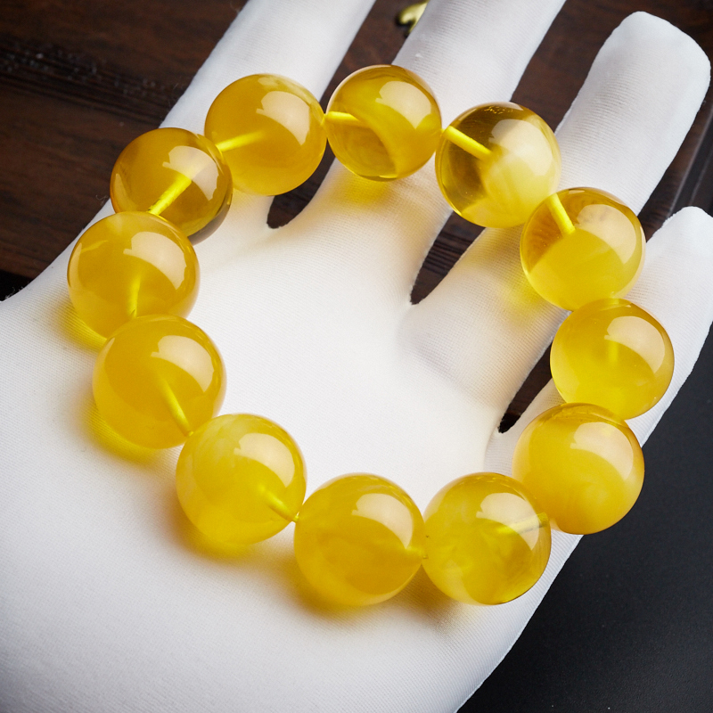 蜜蜡手串 - 红掌柜