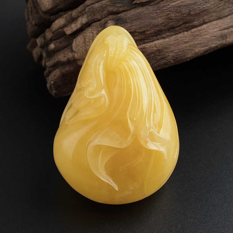 蜜蜡钱袋吊坠 - 红掌柜