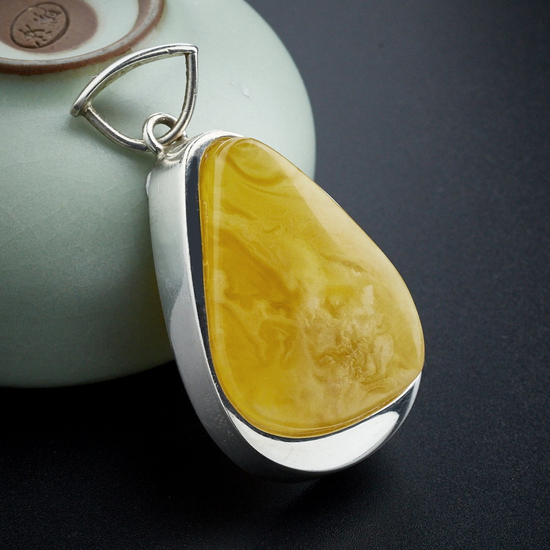 蜜蜡吊坠-红掌柜