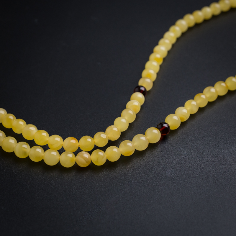 天然蜜蜡项链-红掌柜