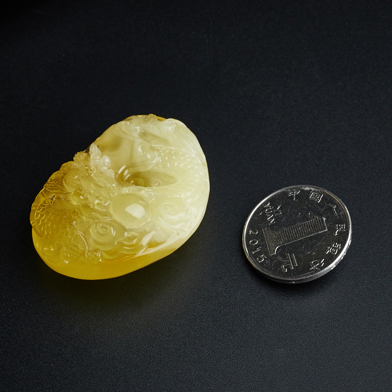 波罗的海蜜蜡挂件-红掌柜