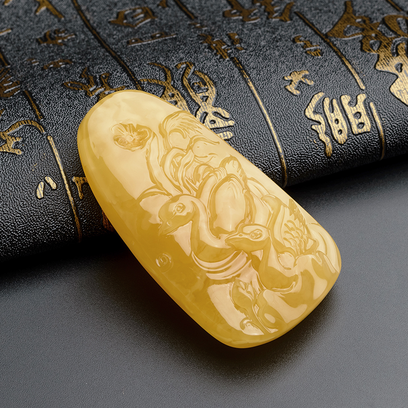 蜜蜡-红掌柜珠宝