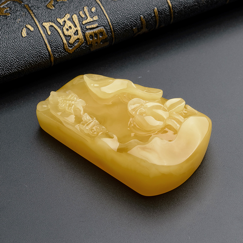 鸡油黄一品清廉-红掌柜珠宝