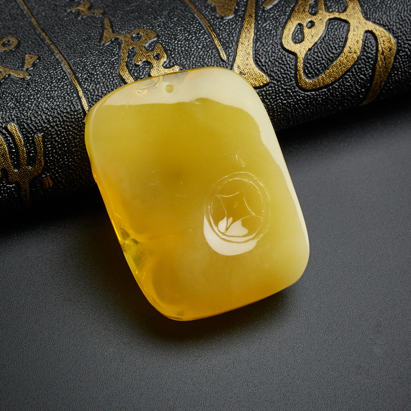 蜜蜡如意猪挂件-红掌柜珠宝