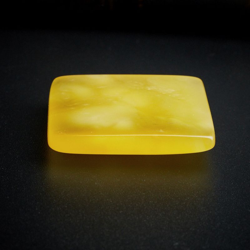 天然鸡油黄蜜蜡方牌-红掌柜珠宝