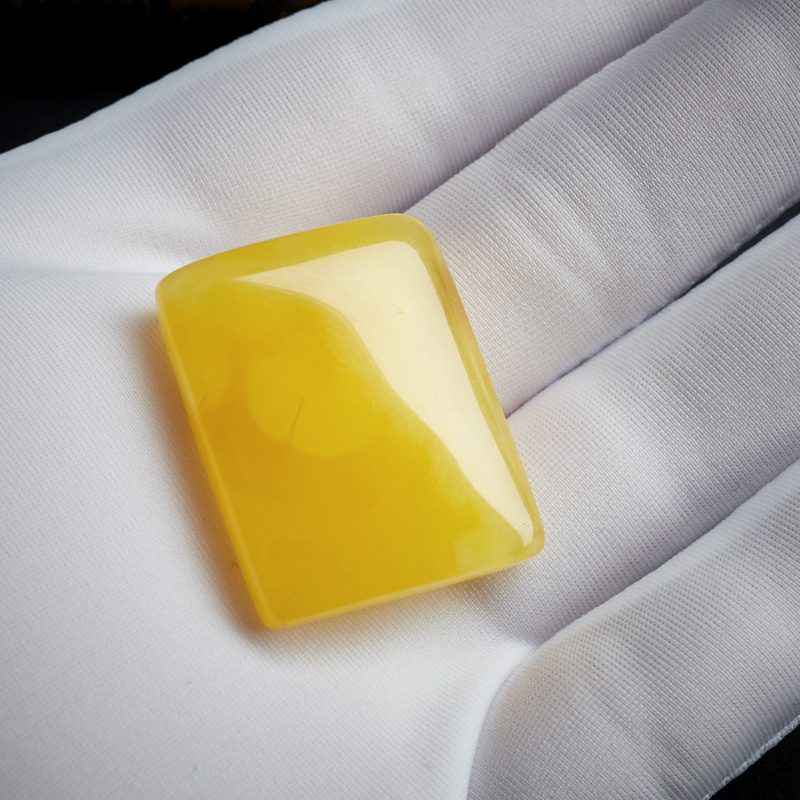 天然蜜蜡方牌吊坠-红掌柜珠宝