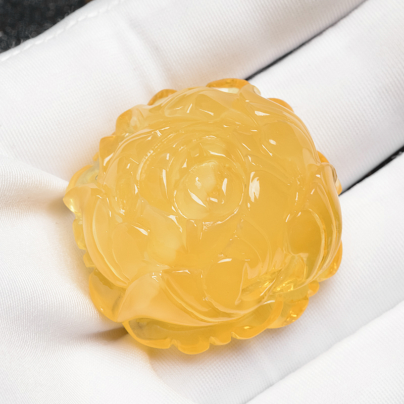 蜜蜡挂件-红掌柜珠宝