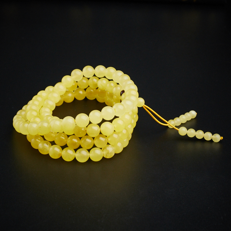 蜜蜡108-红掌柜珠宝