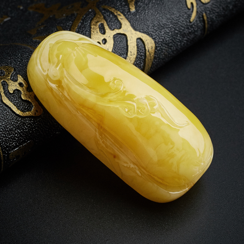 满蜜蜜蜡福瓜吊坠-红掌柜