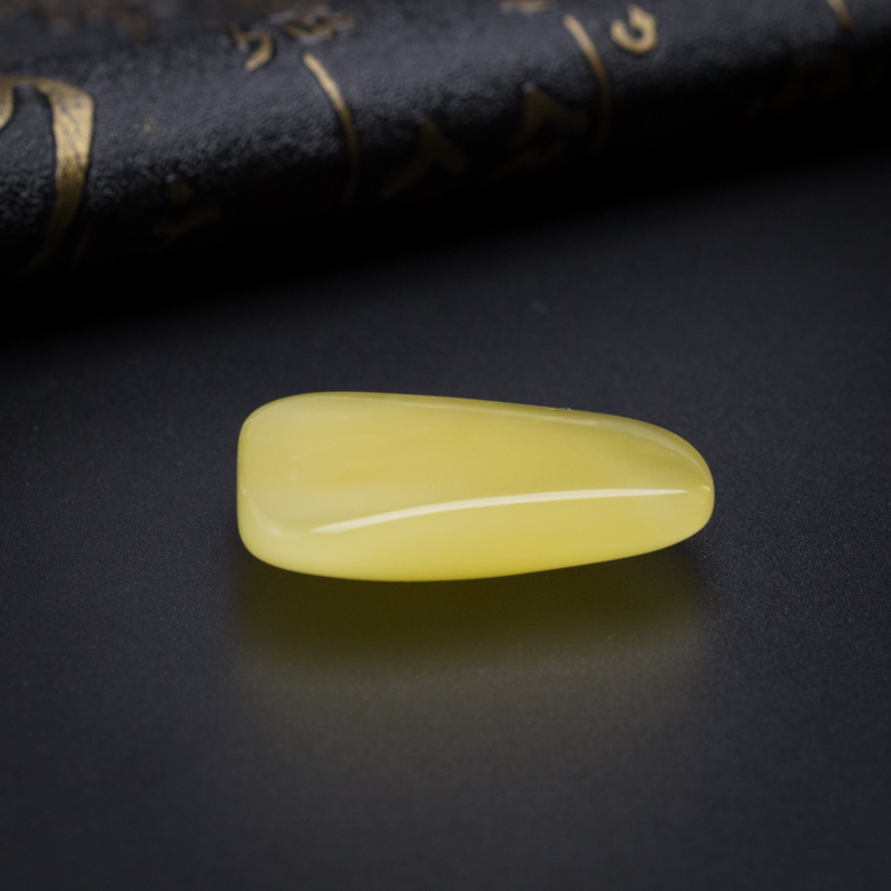 天然蜜蜡方牌吊坠-红掌柜