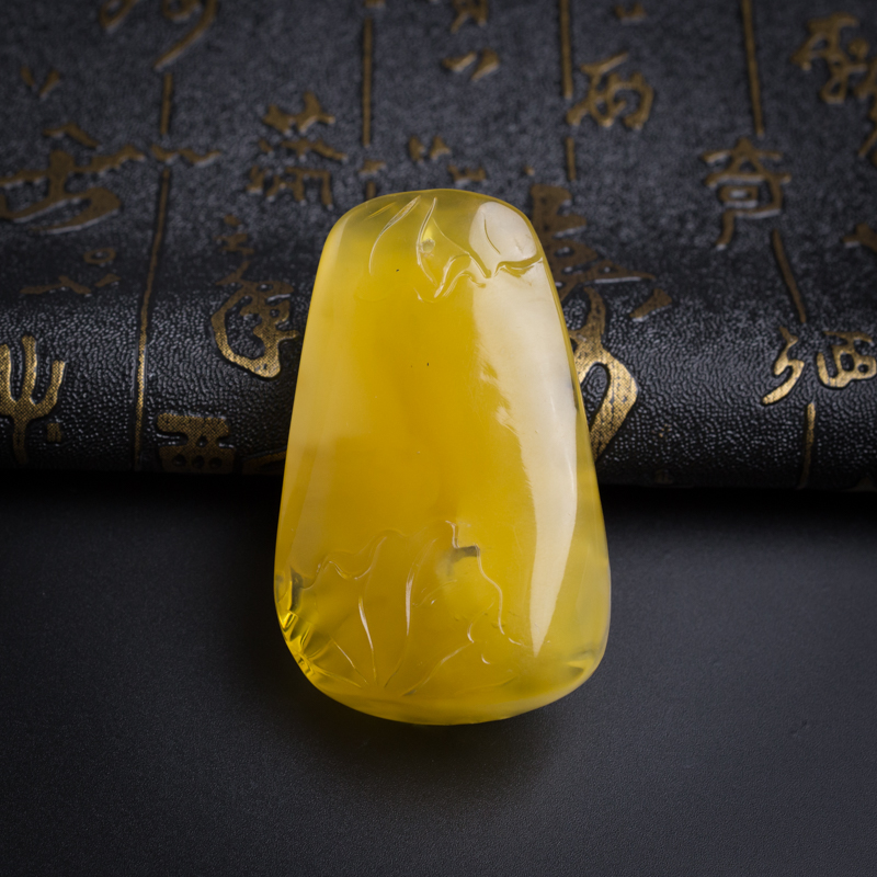 金包蜜蜜蜡鱼跃龙门吊坠-红掌柜