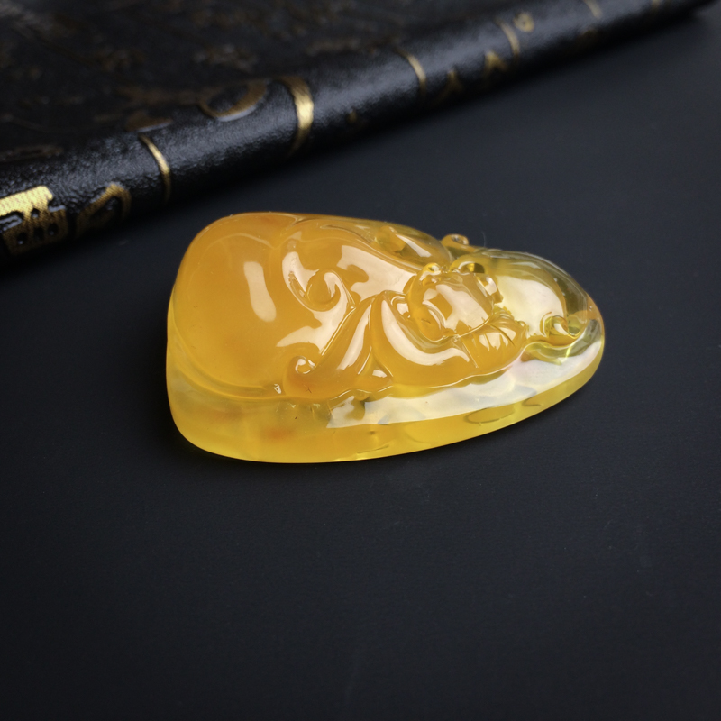 波罗的海金包蜜幸福如意吊坠 - 红掌柜