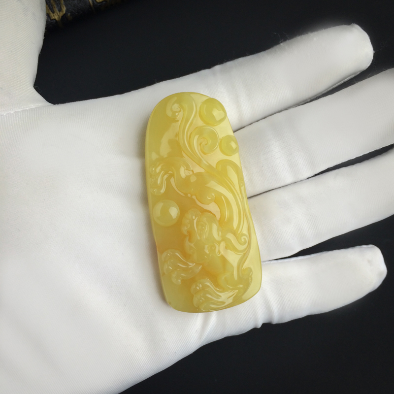 波罗的海蜜蜡貔貅吊坠 - 红掌柜