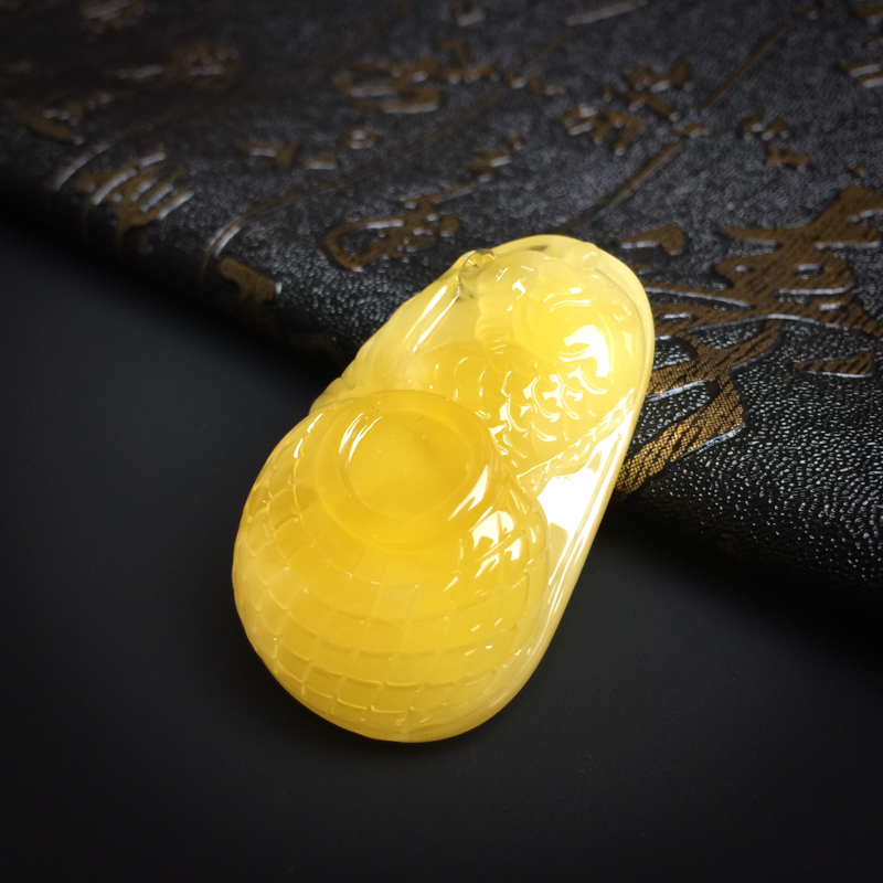 金绞蜜福满篓蜜蜡吊坠 - 红掌柜