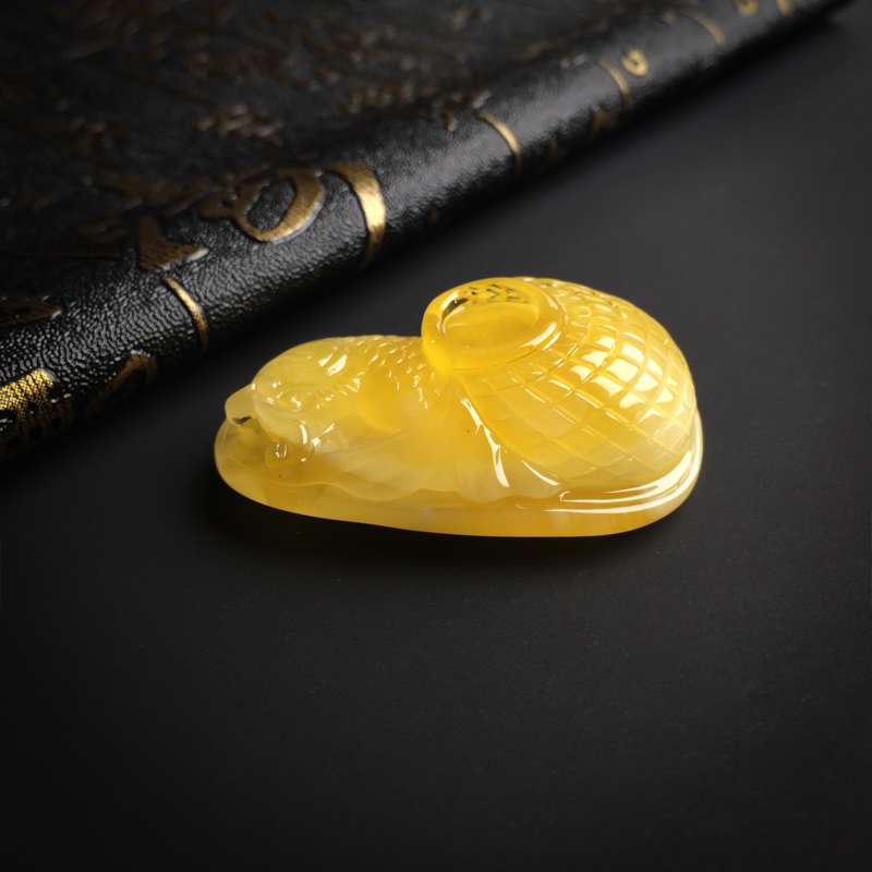 福满篓蜜蜡吊坠 - 红掌柜