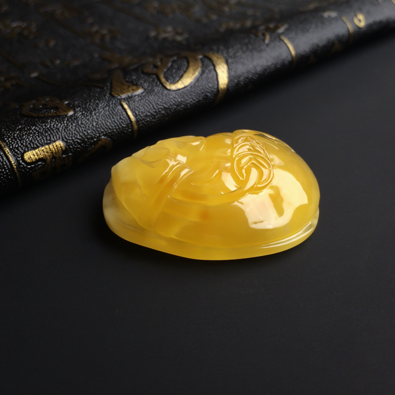 波罗的海金绞蜜钱袋吊坠 - 红掌柜