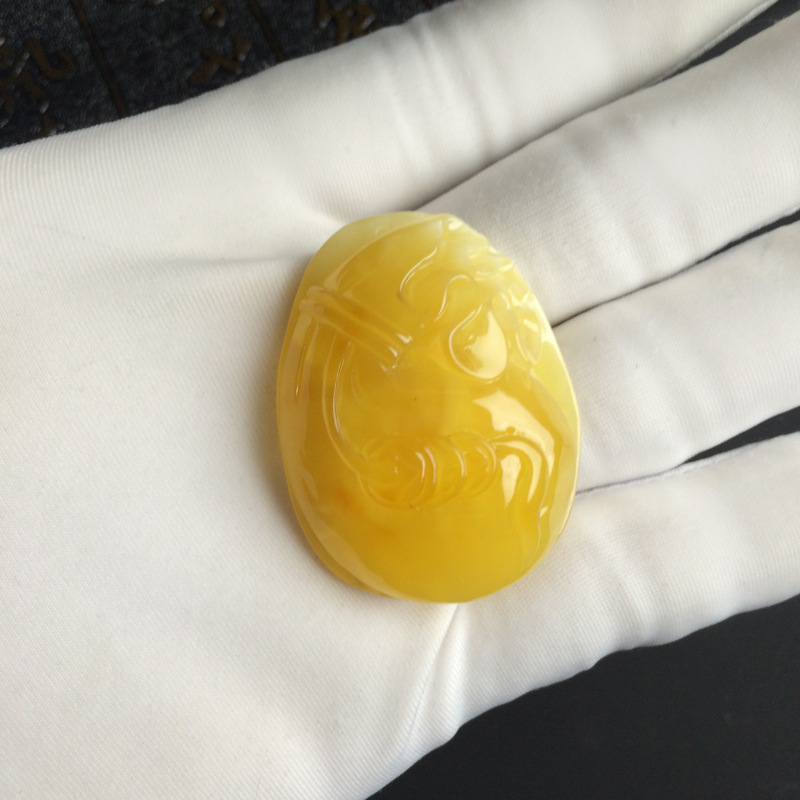 波罗的海蜜蜡钱袋吊坠 - 红掌柜