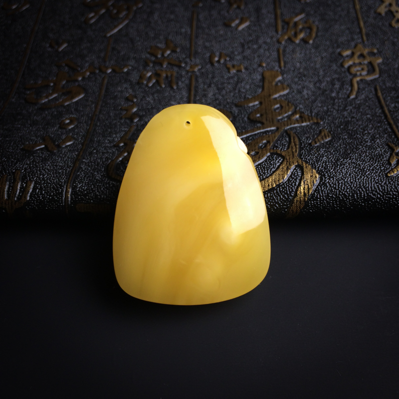 满蜜仿古龙吊坠 - 红掌柜