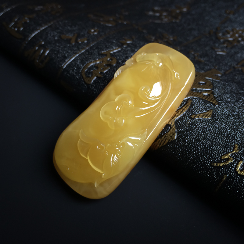 满蜜糖色福瓜吊坠 - 红掌柜