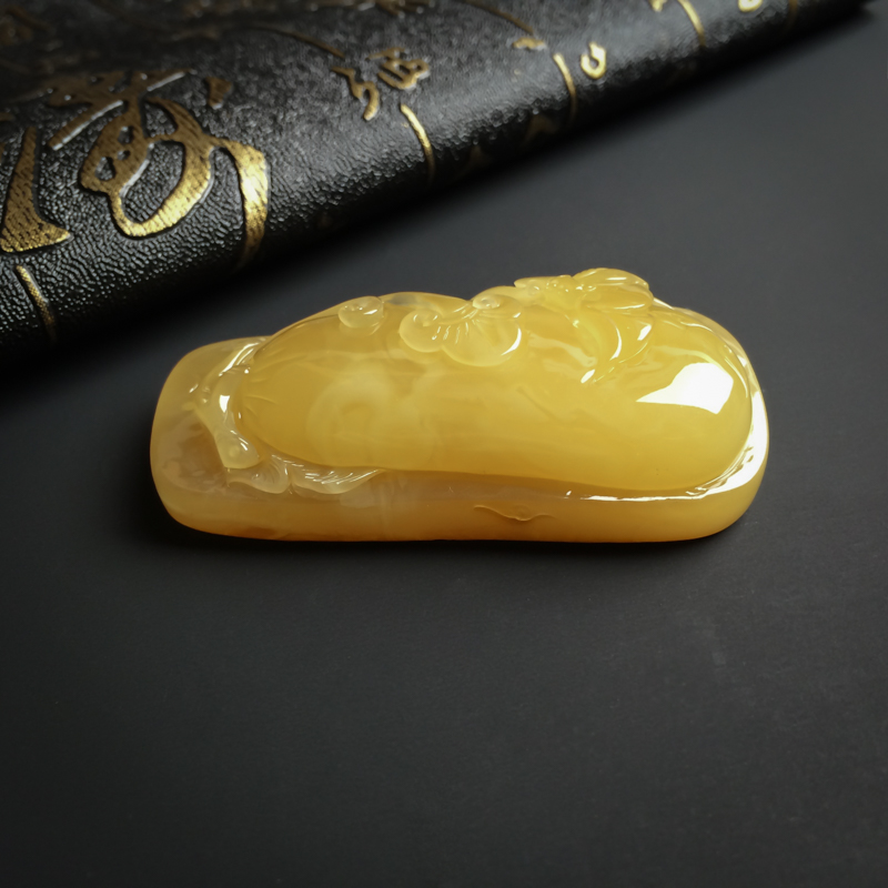 波罗的海天然满蜜糖色吊坠 - 红掌柜