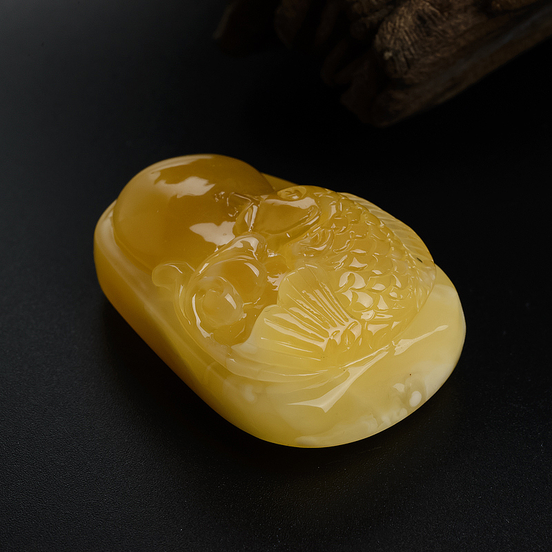 波罗的海天然满蜜蜜蜡吊坠 - 红掌柜