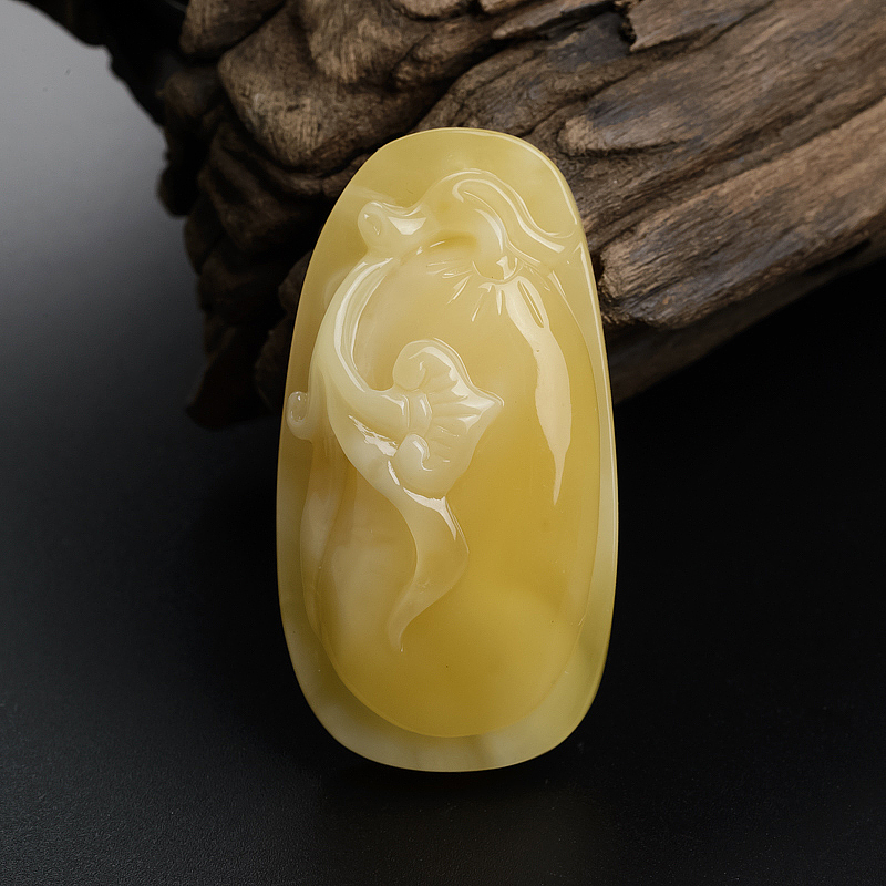 波罗的海天然满蜜福瓜吊坠 - 红掌柜