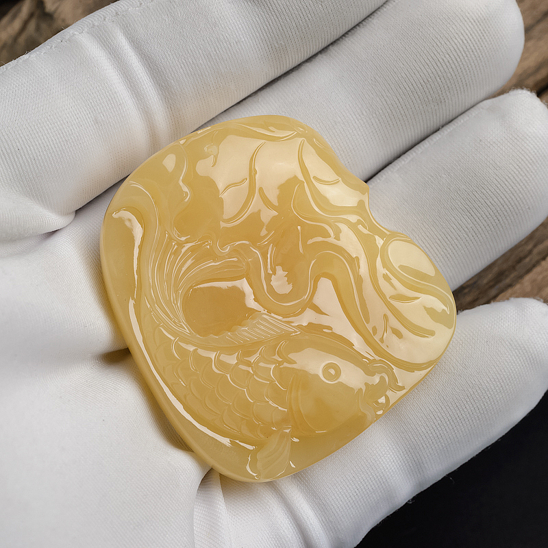 波罗的海蜜蜡吊坠 - 红掌柜