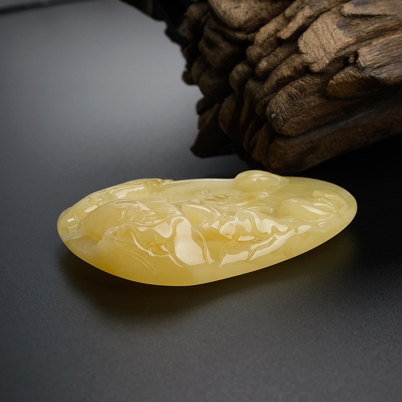 波罗的海蜜蜡吊坠-红掌柜